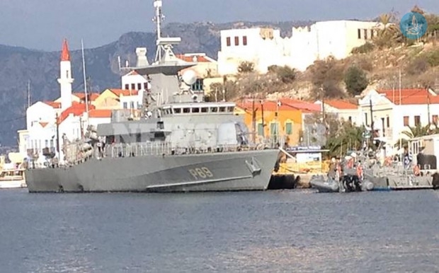 Καστελόριζο- πολεμικό πλοιο