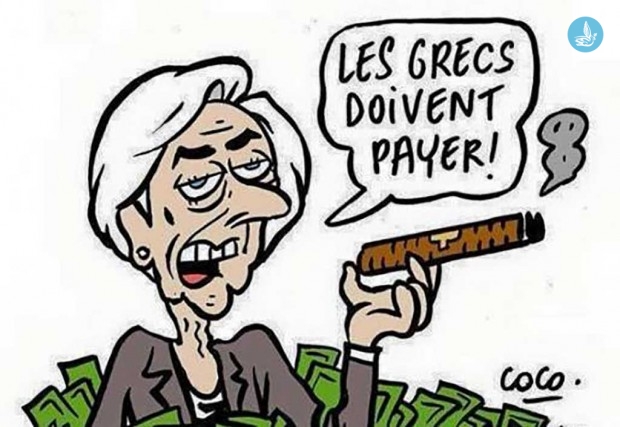 Νέο σκίτσο του Charie Hebdo για την Ελλάδα