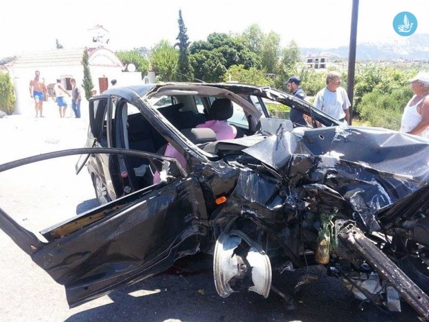 Τροχαίο δυστύχημα στον δρόμο Τσαίρι-Αεροδρόμιο