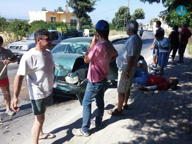 Τροχαίο ατύχημα στις Φάνες