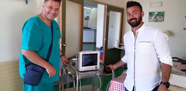 Ο εθελοντισμός αχτίδα φωτός – Δωρεά υπερσύγχρονου μόνιτορ στο Κέντρο Υγείας Εμπωνα