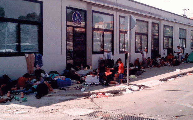 μετανάστες Μυτιλήνη