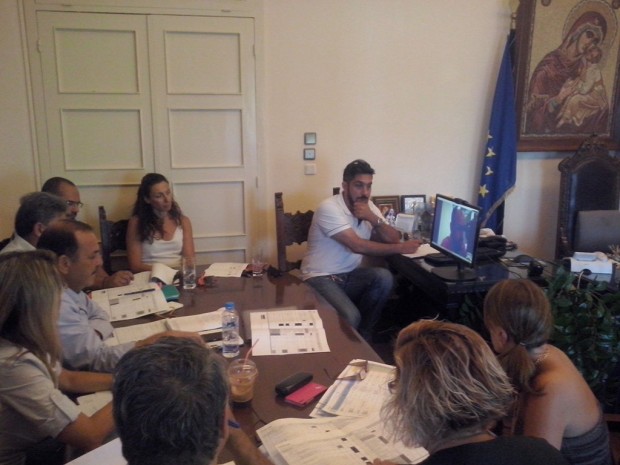 Συνεργασία Δημάρχου  με Ενδιάμεση Διαχειριστική Αρχή για το τρέχον ΕΣΠΑ,  μέσω τηλεδιάσκεψης.