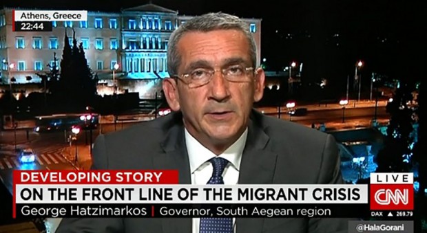 Συνέντευξη του κ.  Γ. Χατζημάρκου για το μεταναστευτικό στο CNN (βίντεο)