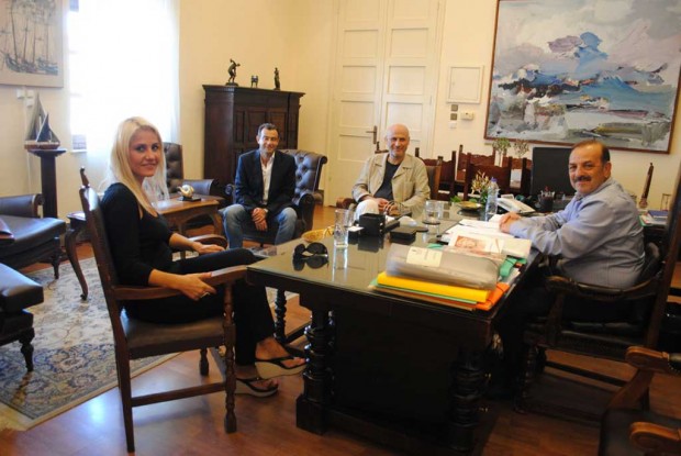 Συναντήσεις Δημάρχου με διεθνούς φήμης  καλλιτέχνες
