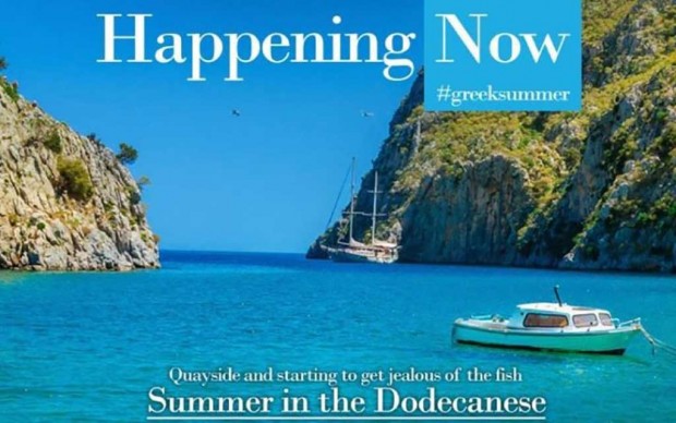 Happening Now in South Aegean #greeksummer"