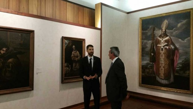 Την έκθεση των γλυπτών του Ν. Φλώρου εγκαινίασε ο Περιφερειάρχης στο Τολέδο