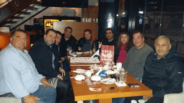 O Σύνδεσμος Διαιτητών Volley Δωδ/σου έκοψε την Πρωτοχρονιάτικη πίτα του