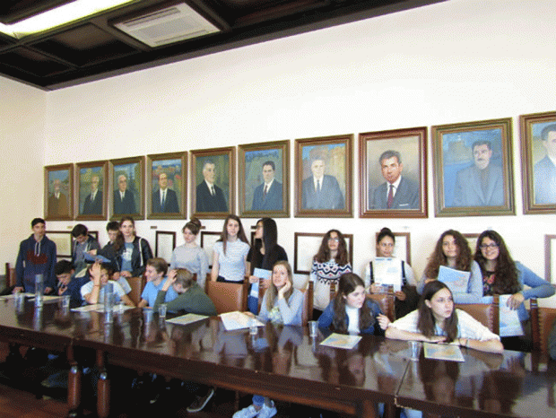 Εκπαιδευτική εκδρομή  του σχολείου Mencia Di Mendoza από την Ολλανδία