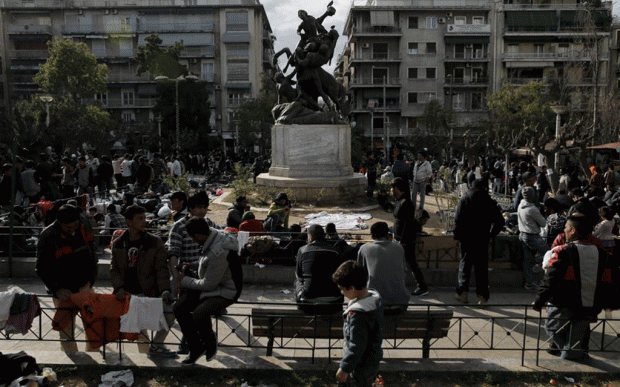 μεταναστες Αθήνα