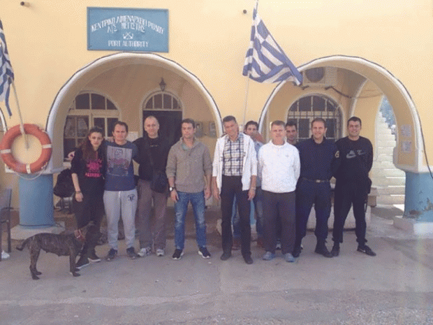 Επίσκεψη της ΕΠΛΣ Δωδεκανήσου στον Λιμενικό Σταθμό Μεγίστης