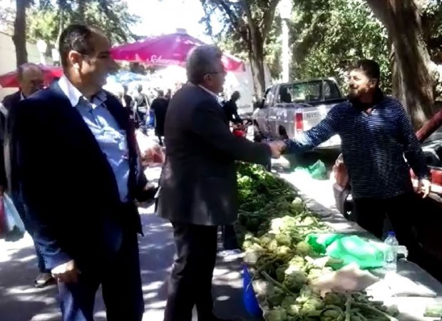 Επίσκεψη του κ. Φ. Ζαννετίδη και στελεχών της Περιφέρειας σε σφαγεία και αγορά