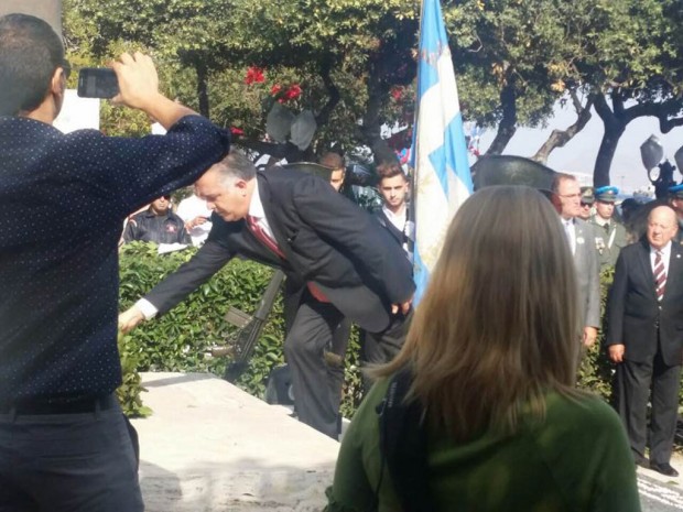 Στις εκδηλώσεις για την επέτειο της 28ης Οκτωβρίου ο κ. Βασ. Υψηλάντης ως εκπρόσωπος της ΝΔ