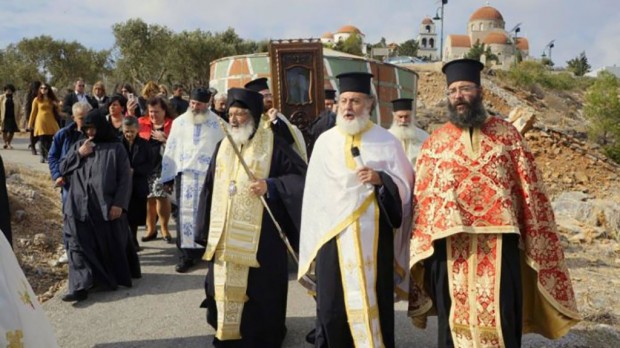 Πραγματοποιήθηκε Λιτανεία στην Κάλυμνο για να σταματήσει η συνεχιζόμενη ανομβρία