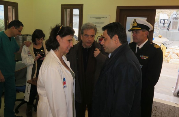Επίσκεψη του Υφυπουργού Νεκτάριου Σαντορινιού στο Καστελόριζο