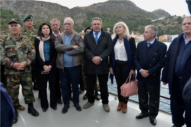 Δήλωση του Υπ. Εθνικής Αμυνας κατά την επίσκεψη σε Ρω, Στρογγύλη και Μεγίστη