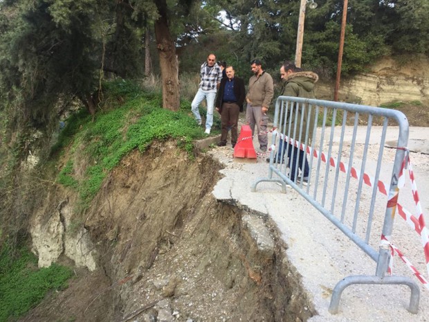 Με ιδίους πόρους του Δήμου, δρομολογείται η άρση της επικινδυνότητας της οδού στην περιοχή «Σαραντιού», στα Κοσκινού.