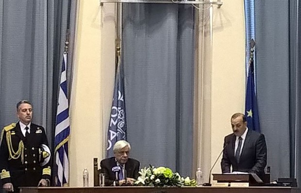 Ομιλία του Δημάρχου κατά την ανακήρυξη του ΠτΔ επίτιμου δημότη Ρόδου