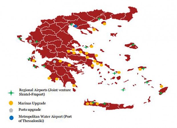 Έργα τουριστικών υποδομών €1,9 δισ. μέχρι το 2022
