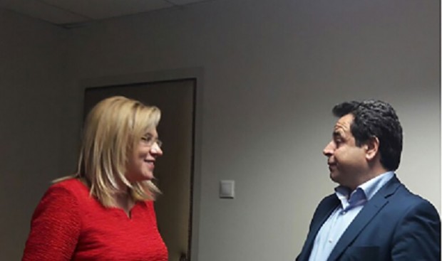 Συνάντηση Ευρωπαίας Επιτρόπου Corina Cretu με τον Υφ. κ. Νεκτάριο Σαντορινιό