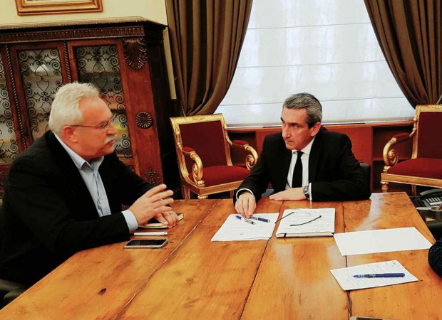 Συνεργασία του Περιφερειάρχη με τον Δ. Γάκη για τις προτάσεις του Έτους Δωδεκανήσου