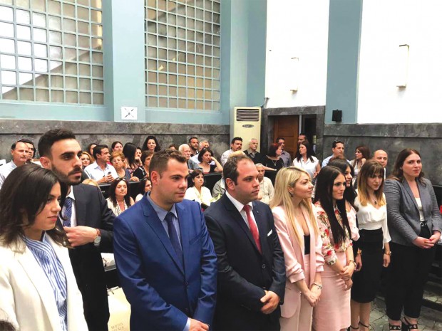 Ορκίστηκαν χθες 9 νέοι δικηγόροι