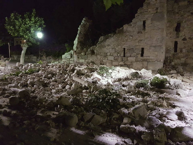 σεισμός κάστρο