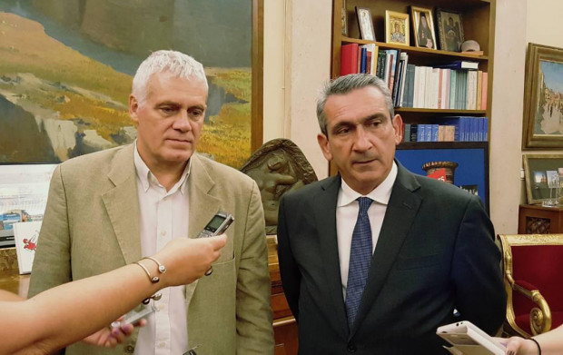 Συνάντηση εργασίας του Περιφερειάρχη με τον αν. υπουργό Αγροτικής Ανάπτυξης