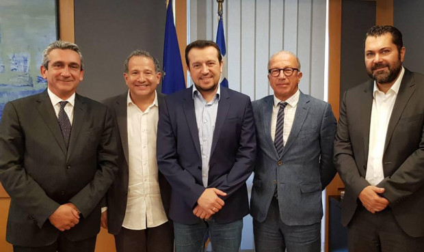 Συνάντηση Γ. Χατζημάρκου και Γ. Λεονταρίτη με  Ν. Παππά και Λ. Κρέτσο, για τον εκσυγχρονισμό του νομοθετικού και φορολογικού  πλαισίου της χώρας