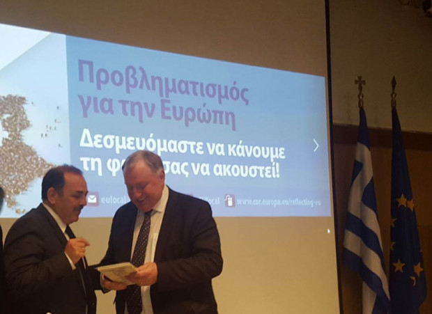 Τη στήριξη του Προέδρου της Επιτροπής Περιφερειών για τους μειωμένους συντελεστές ΦΠΑ ζήτησε ο Δήμαρχος Ρόδου.