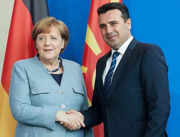Πλήρης στήριξη Μέρκελ στην συμφωνία των Πρεσπών