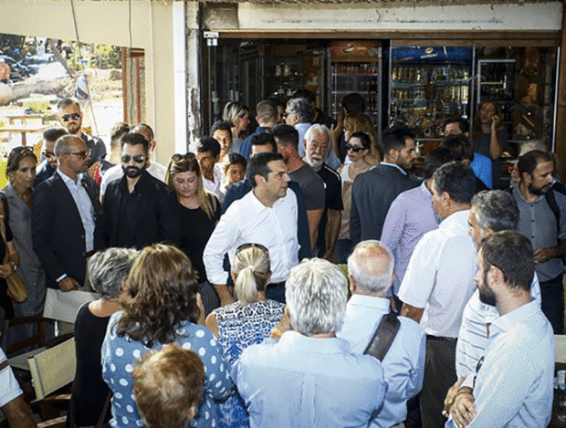 Τσίπρας από Μάτι: Είμαι εδώ για να δώσω το μήνυμα, ότι το Μάτι δεν θα ξεχαστεί
