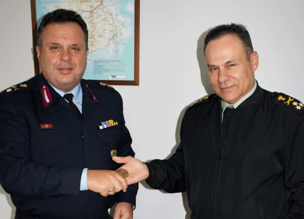 Συνάντηση του Γενικού Περιφερειακού Αστυνομικού Διευθυντή Νοτίου Αιγαίου με τον Διοικητή της Ανωτάτης Στρατιωτικής Διοίκησης Εσωτερικού και Νήσων