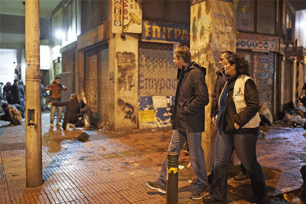 Με πρώην χρήστες ναρκωτικών συναντήθηκε ο Κυριάκος Μητσοτάκης