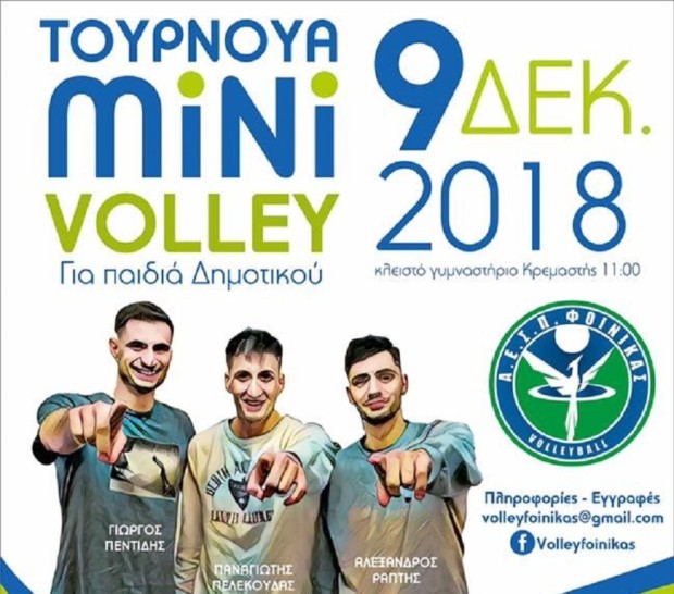 ΜΙΝΙ ΒΟΛΕΙ ΦΟΙΝΙΚΑΣ