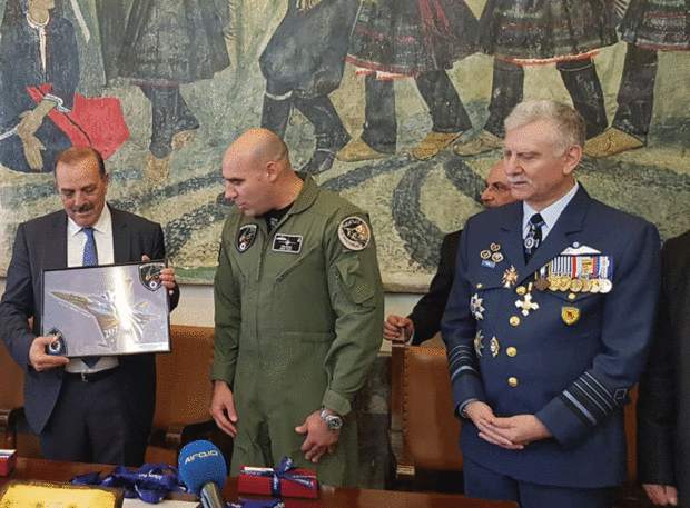 Ευχαριστήριο του Δημάρχου για την αποδοχή της πρόσκλησης, στο Γενικό Επιτελείο Αεροπορίας