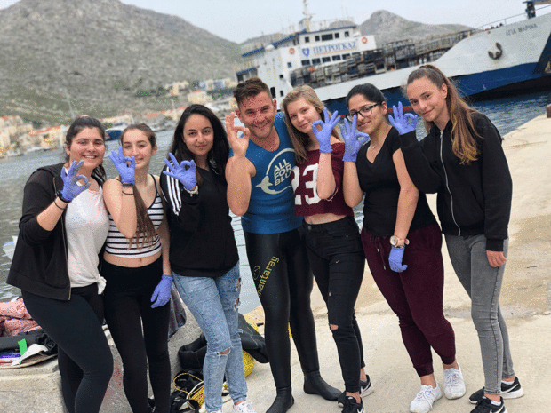 Σε Σύμη και Τήλο συνεχίστηκε  η περιβαλλοντική  καμπάνια  “Keep Aegean Blue” της Περιφέρειας Νοτίου Αιγαίου
