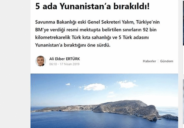 Νέα τουρκική πρόκληση: Χάρισαν στην Ελλάδα πέντε νησιά που μας ανήκουν