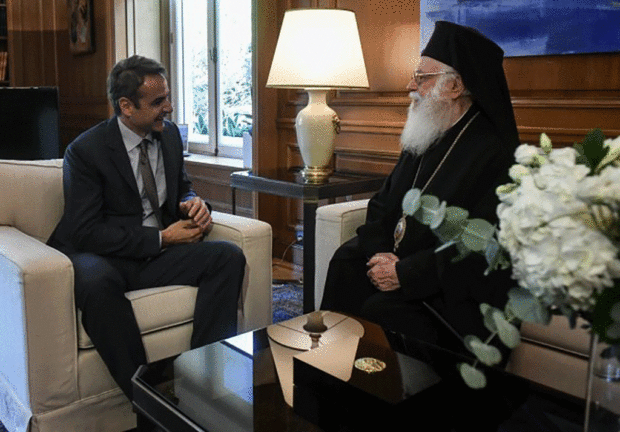 Τετ α τετ Κυριάκου Μητσοτάκη – Αρχιεπισκόπου Αλβανίας