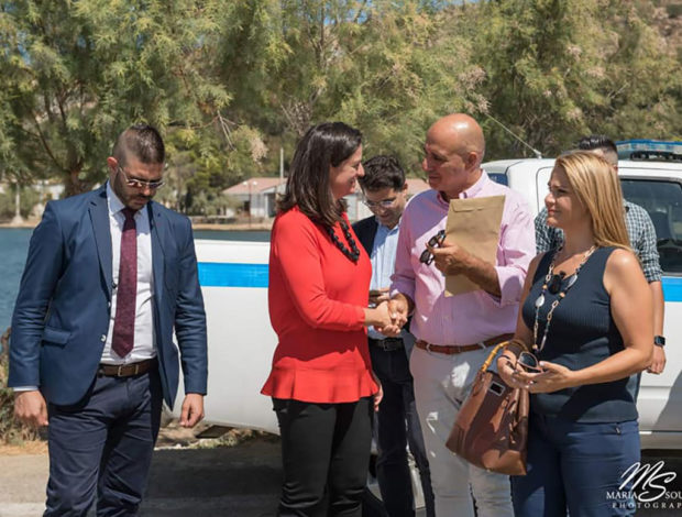 Η επίσκεψη της Υπουργού Παιδείας στη Λέρο