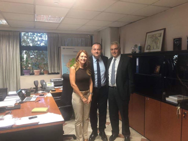 Με την διοίκηση της «Ελληνικό Κτηματολόγιο Α.Ε» είχε σήμερα στην Αθήνα ο Βουλευτής Δωδεκανήσου Ιωάννης Παππάς