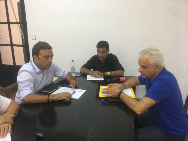 Αποφρακτικές εργασίες στα φρεάτια στη Μεσαιωνική πόλη της Ρόδου