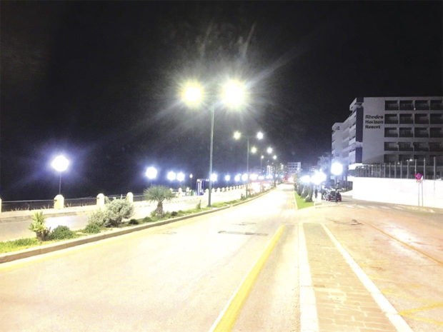 led