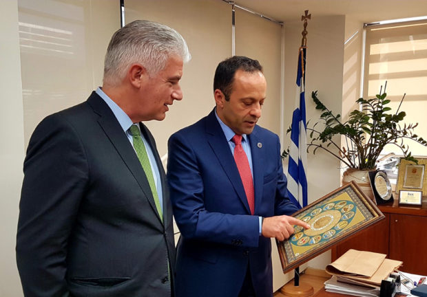 Επιχειρηματικότητα και μεταναστευτικό στη συνάντηση Γιάννη Πάππου με τον Πρέσβη της Γερμανίας