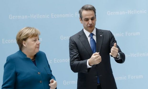 ΜητσοτάκηW Μέρκελ