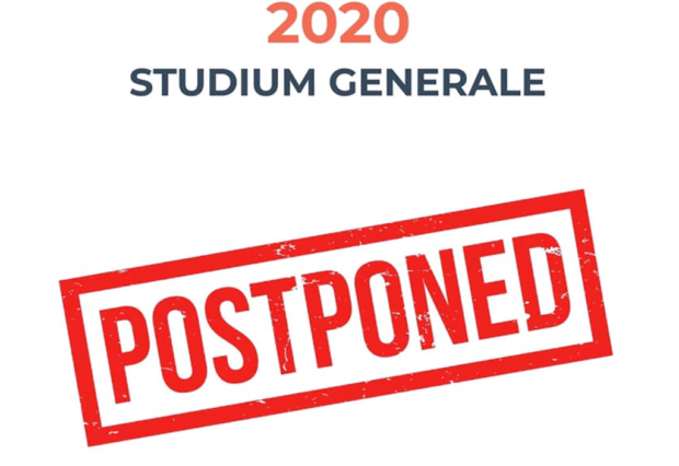 Αναβολή για το μήνα Μάρτιο ομιλιών του STUDIUM GENERALE 2020