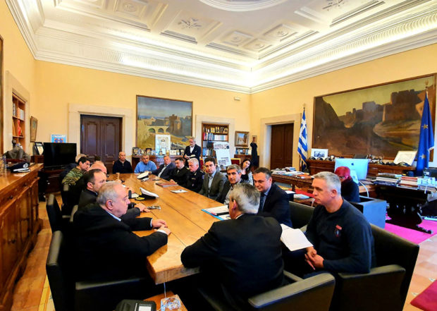 συσκεψη κορωνοιος