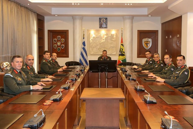Συνεδρίαση του νέου Ανώτατου Στρατιωτικού Συμβουλίου (ΑΣΣ) με την συμμετοχή του Αντιστράτηγου Νικολάου Φλάρη
