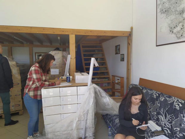Παρουσία του Δημάρχου Λέρου η διανομή τροφίμων ΤΕΒΑ