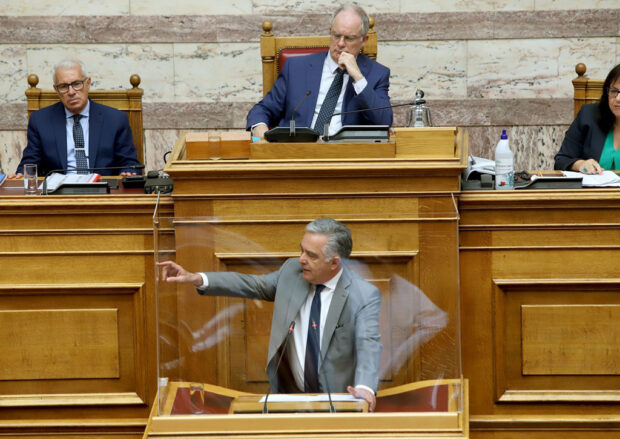 Η Ομιλία του Βασ. Υψηλάντη στην Ολομέλεια της Βουλής για την παραπομπή του Δ. Παπαγγελλόπουλου